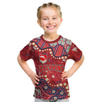 Personalized Dolphins Rugby Kid T Shirt Aboriginal Pattern with Graffiti Style Design