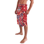 Personalized Dolphins Rugby Lavalava Aboriginal Pattern with Graffiti Style Design