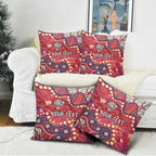 Personalized Dolphins Rugby Pillow Cover Aboriginal Pattern with Graffiti Style Design