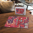 Personalized Dolphins Rugby Puzzle Aboriginal Pattern with Graffiti Style Design