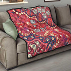 Personalized Dolphins Rugby Quilt Aboriginal Pattern with Graffiti Style Design
