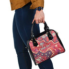 Personalized Dolphins Rugby Shoulder Handbag Aboriginal Pattern with Graffiti Style Design