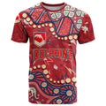 Personalized Dolphins Rugby T Shirt Aboriginal Pattern with Graffiti Style Design