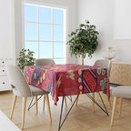 Personalized Dolphins Rugby Tablecloth Aboriginal Pattern with Graffiti Style Design