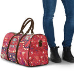 Personalized Dolphins Rugby Travel Bag Aboriginal Pattern with Graffiti Style Design