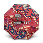 Personalized Dolphins Rugby Umbrella Aboriginal Pattern with Graffiti Style Design