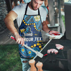 Personalized Gold Coast Titans Apron Aboriginal Pattern with Graffiti Style Design