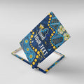 Personalized Gold Coast Titans Canvas Wall Art Aboriginal Pattern with Graffiti Style Design