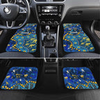 Personalized Gold Coast Titans Car Mats Aboriginal Pattern with Graffiti Style Design