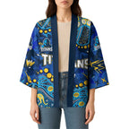 Personalized Gold Coast Titans Kimono Aboriginal Pattern with Graffiti Style Design
