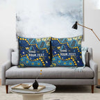 Personalized Gold Coast Titans Pillow Cover Aboriginal Pattern with Graffiti Style Design