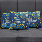Personalized Gold Coast Titans Pillow Cover Aboriginal Pattern with Graffiti Style Design