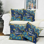 Personalized Gold Coast Titans Pillow Cover Aboriginal Pattern with Graffiti Style Design