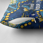 Personalized Gold Coast Titans Pillow Cover Aboriginal Pattern with Graffiti Style Design