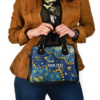 Personalized Gold Coast Titans Shoulder Handbag Aboriginal Pattern with Graffiti Style Design