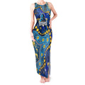 Personalized Gold Coast Titans Tank Maxi Dress Aboriginal Pattern with Graffiti Style Design