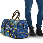 Personalized Gold Coast Titans Travel Bag Aboriginal Pattern with Graffiti Style Design