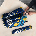 Personalized Gold Coast Titans Umbrella Aboriginal Pattern with Graffiti Style Design