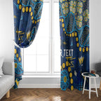 Personalized Gold Coast Titans Window Curtain Aboriginal Pattern with Graffiti Style Design