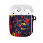 Adelaide Crows AirPods Case Mascot Cartoon Football Illustration Style