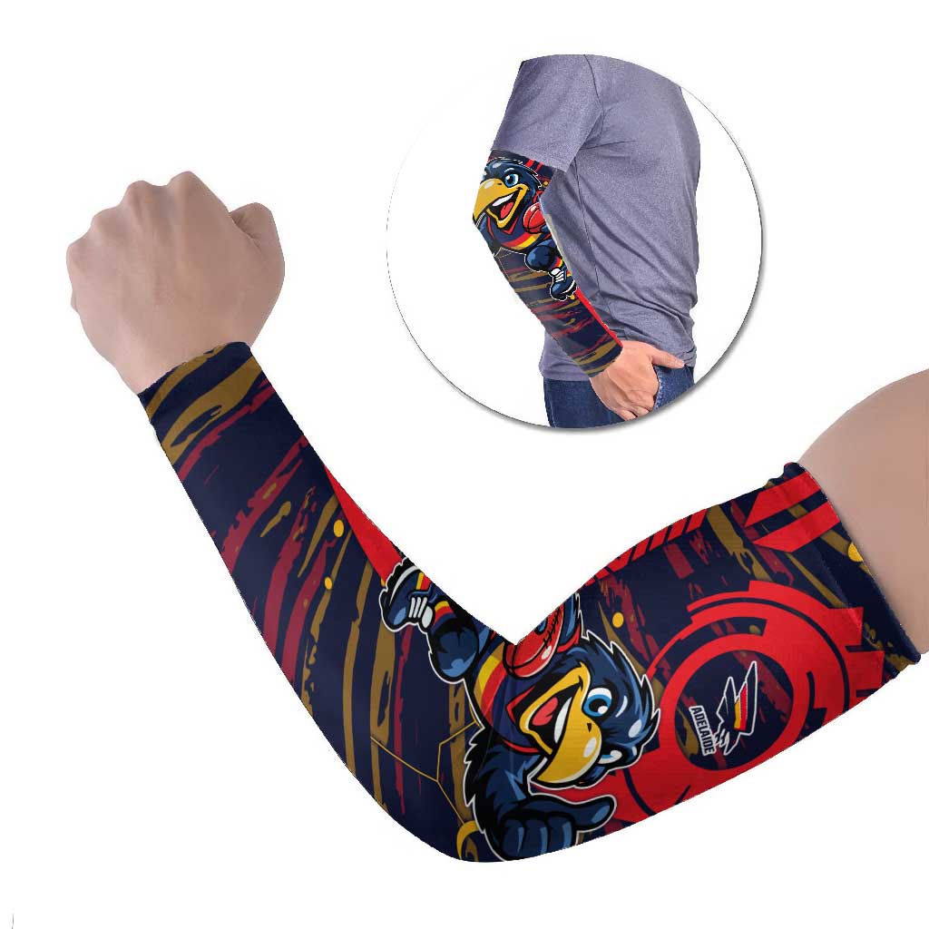 Adelaide Crows Arm Sleeves Mascot Cartoon Football Illustration Style