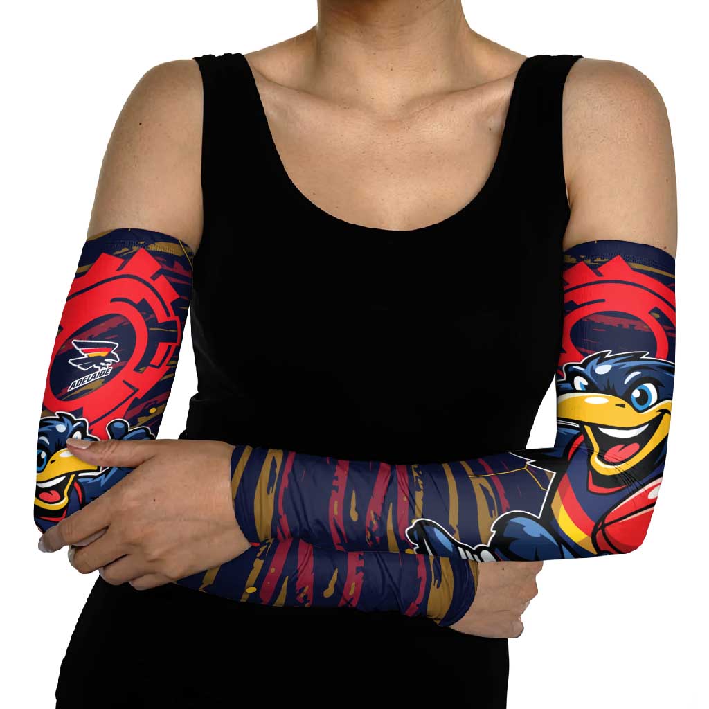 Adelaide Crows Arm Sleeves Mascot Cartoon Football Illustration Style