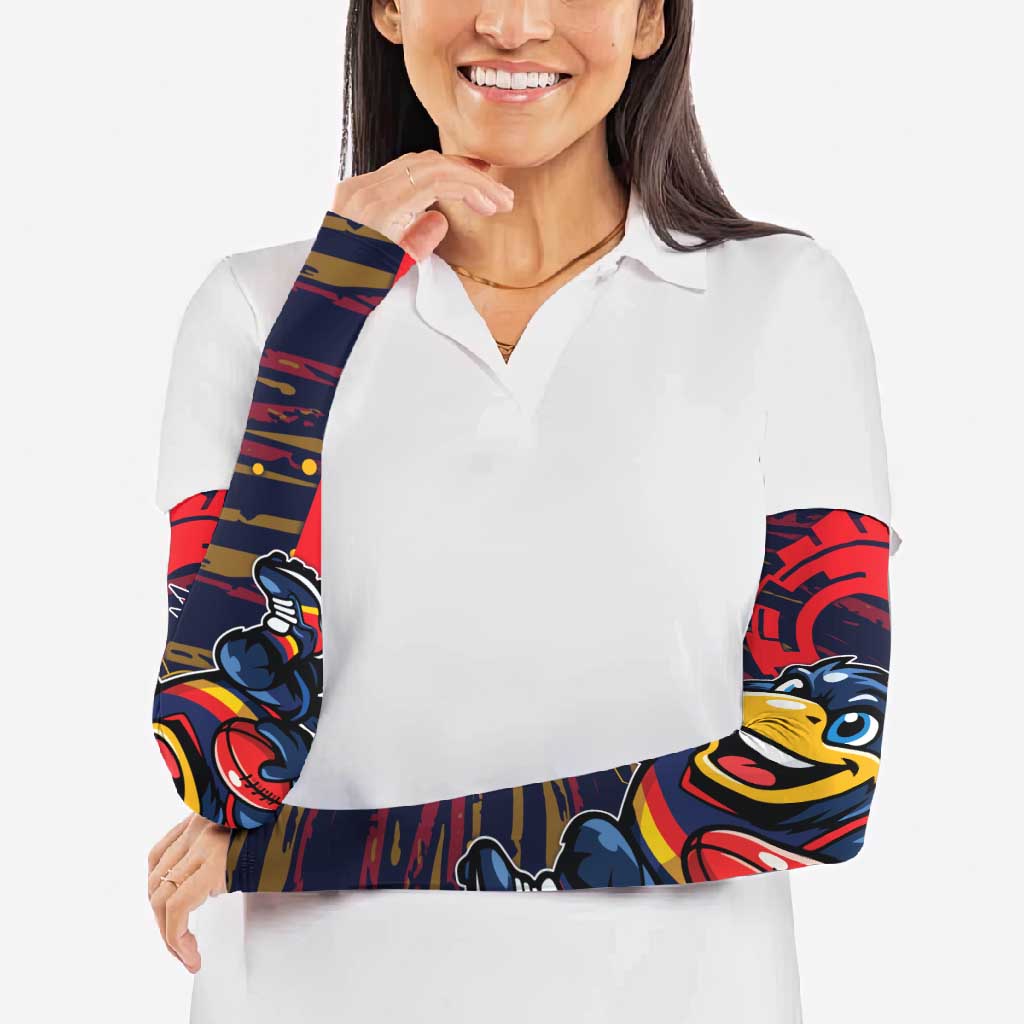 Adelaide Crows Arm Sleeves Mascot Cartoon Football Illustration Style