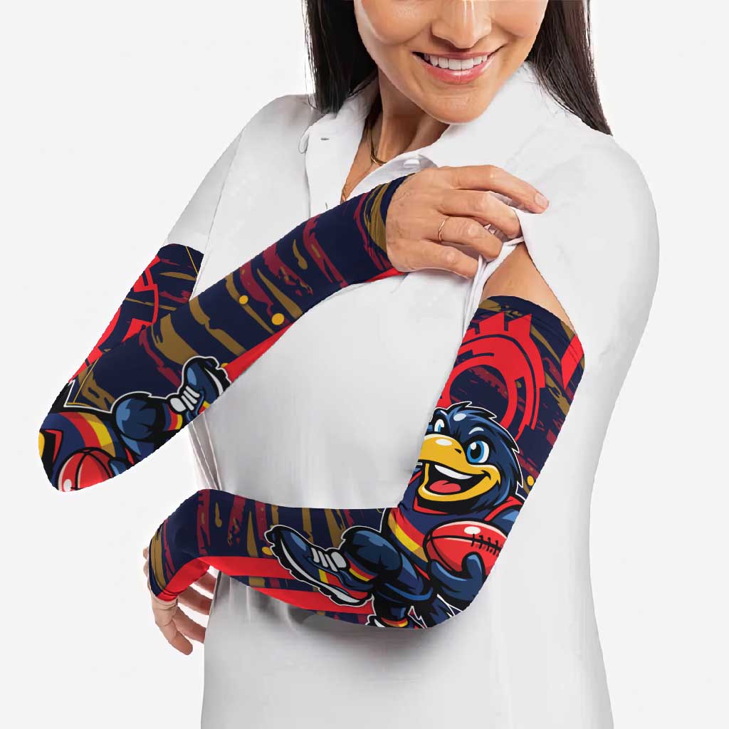 Adelaide Crows Arm Sleeves Mascot Cartoon Football Illustration Style