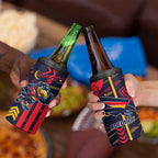 Adelaide Crows 4 in 1 Can Cooler Tumbler Mascot Cartoon Football Illustration Style