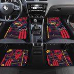 Adelaide Crows Car Mats Mascot Cartoon Football Illustration Style