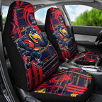 Adelaide Crows Car Seat Cover Mascot Cartoon Football Illustration Style