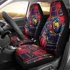 Adelaide Crows Car Seat Cover Mascot Cartoon Football Illustration Style