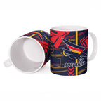 Adelaide Crows Ceramic Mug Mascot Cartoon Football Illustration Style
