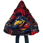 Adelaide Crows Cloak Mascot Cartoon Football Illustration Style