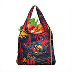 Adelaide Crows Grocery Bag Mascot Cartoon Football Illustration Style