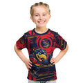 Adelaide Crows Kid T Shirt Mascot Cartoon Football Illustration Style