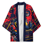 Adelaide Crows Kimono Mascot Cartoon Football Illustration Style