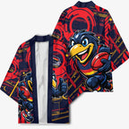 Adelaide Crows Kimono Mascot Cartoon Football Illustration Style
