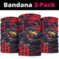 Adelaide Crows Neck Gaiter Mascot Cartoon Football Illustration Style