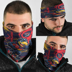 Adelaide Crows Neck Gaiter Mascot Cartoon Football Illustration Style