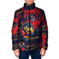 Adelaide Crows Padded Jacket Mascot Cartoon Football Illustration Style
