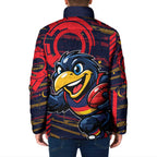Adelaide Crows Padded Jacket Mascot Cartoon Football Illustration Style