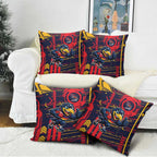 Adelaide Crows Pillow Cover Mascot Cartoon Football Illustration Style