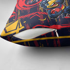 Adelaide Crows Pillow Cover Mascot Cartoon Football Illustration Style
