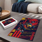 Adelaide Crows Puzzle Mascot Cartoon Football Illustration Style