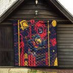 Adelaide Crows Quilt Mascot Cartoon Football Illustration Style