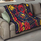 Adelaide Crows Quilt Mascot Cartoon Football Illustration Style