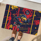 Adelaide Crows Rubber Doormat Mascot Cartoon Football Illustration Style