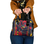 Adelaide Crows Shoulder Handbag Mascot Cartoon Football Illustration Style