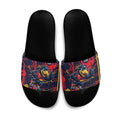 Adelaide Crows Slide Sandals Mascot Cartoon Football Illustration Style